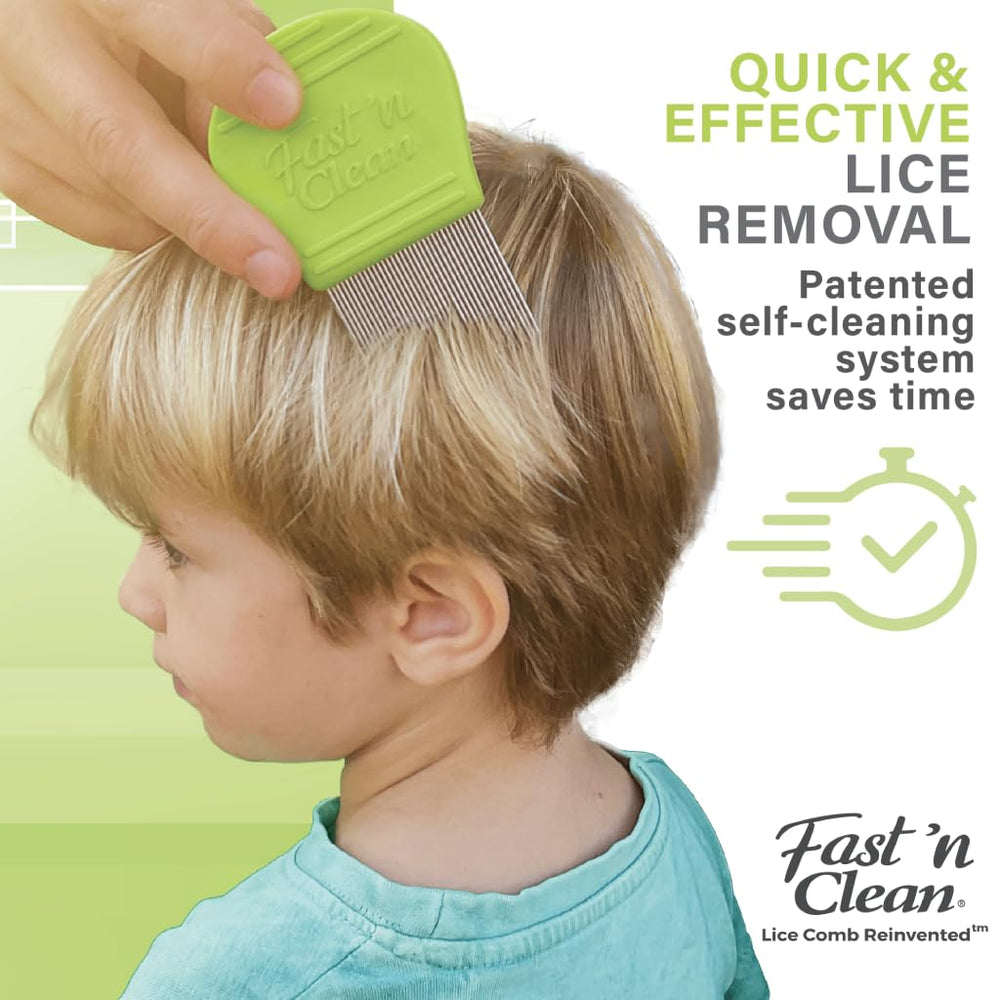 Fast 'n Clean demonstrating press-and-release action for hygienic cleaning