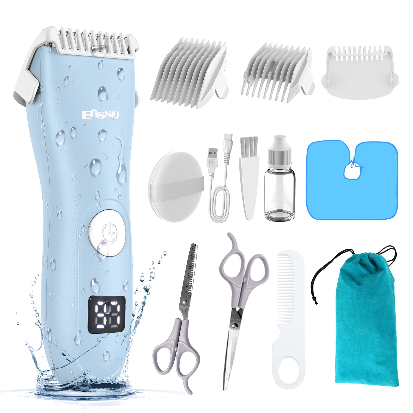 Favrison front view of clippers showing compact design and safety