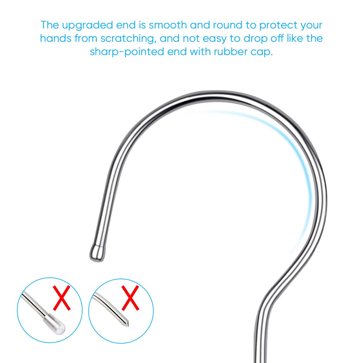 Fayleeko hangers on closet rod organizing garments for neat, space-saving benefit