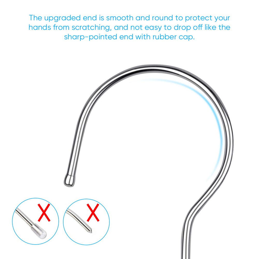 Fayleeko hangers on closet rod organizing garments for neat, space-saving benefit