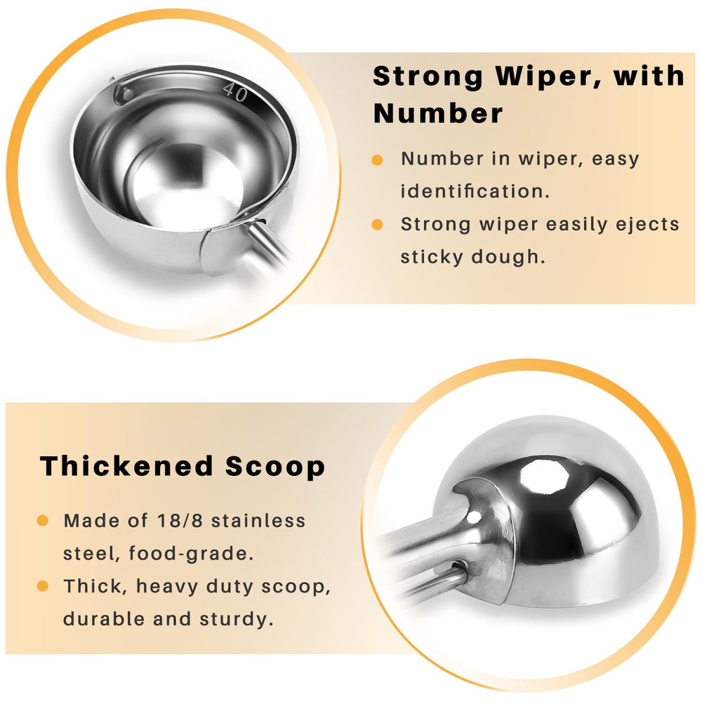 Fayomir trigger mechanism detail, highlights easy and clean dough release