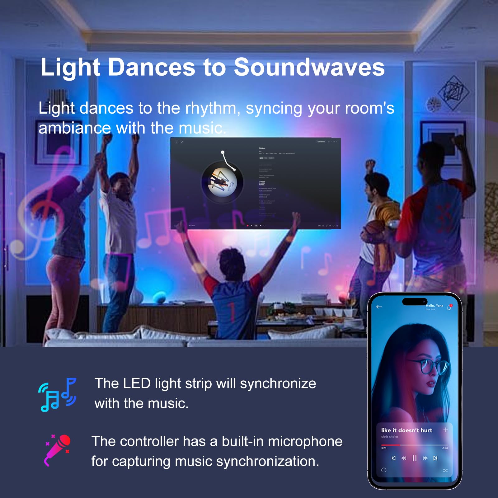 FBY mounted under kitchen cabinets illuminating counters, improves task lighting and ambiance