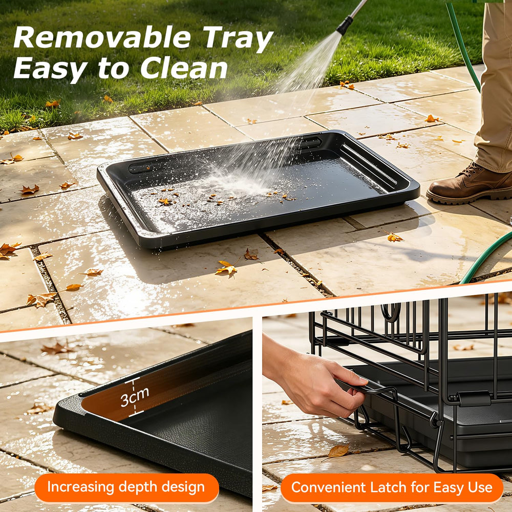 FDW image of removable ABS tray highlighting easy cleanup benefit