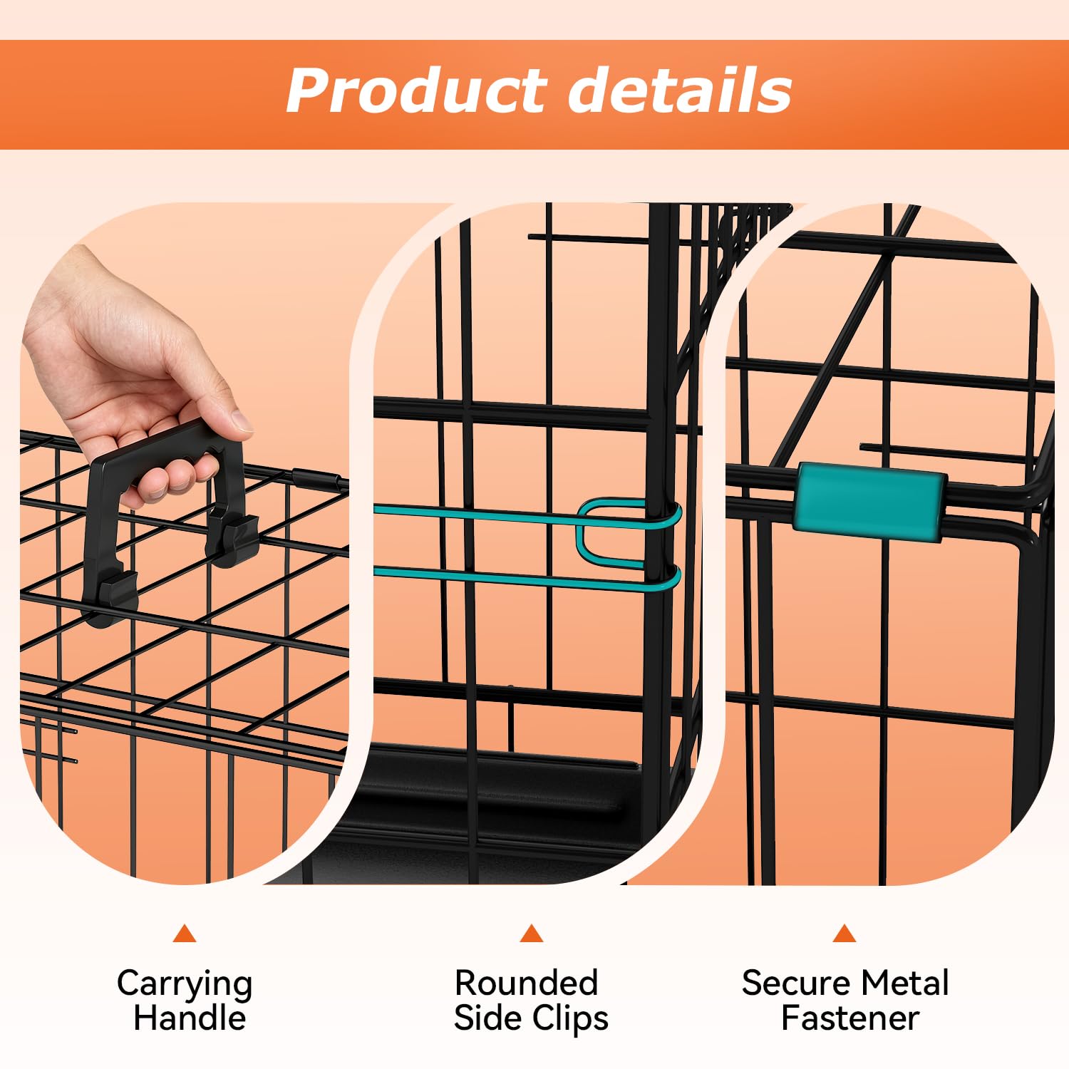 FDW folded crate profile illustrating compact storage and portability