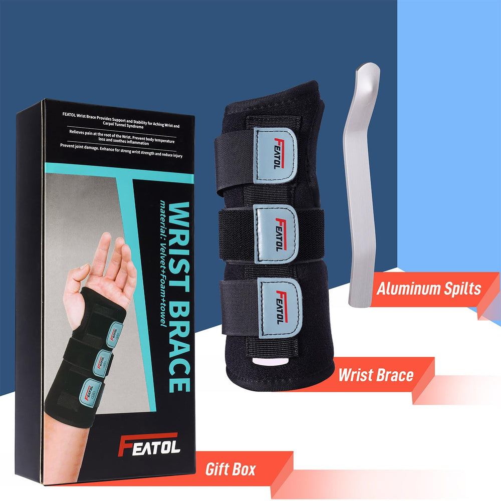 FEATOL product packaging and label showing model and sizing information