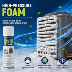 featrity close-up foam texture demonstrating cling and deep-clean benefit