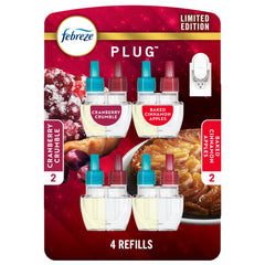 Febreze Fade Defy plug front view showing pack and branding benefits