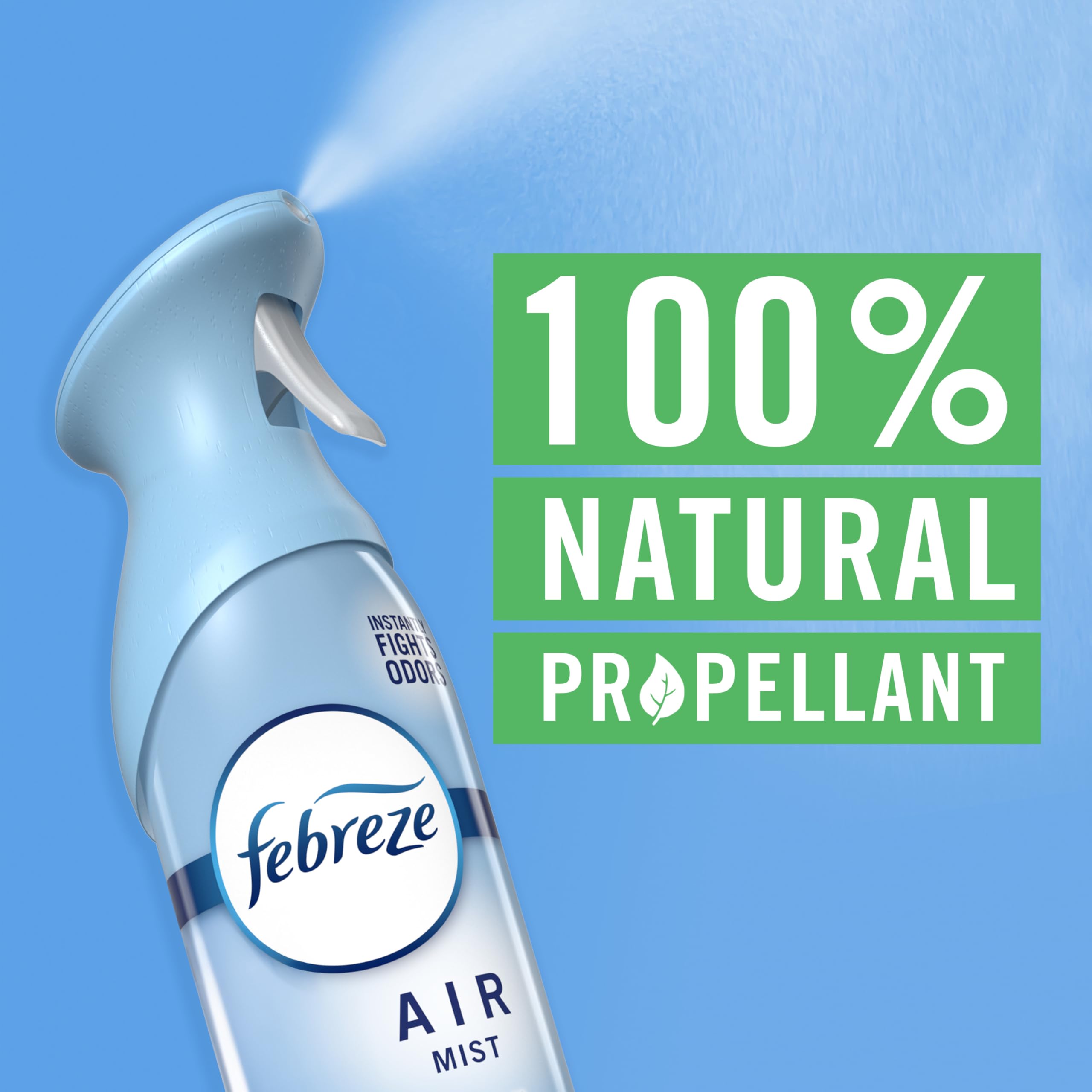 Lifestyle shot of Febreze in living room creating inviting clean atmosphere