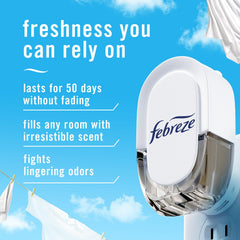 Febreze Mountain scent close-up highlighting alpine notes and invigorating freshness