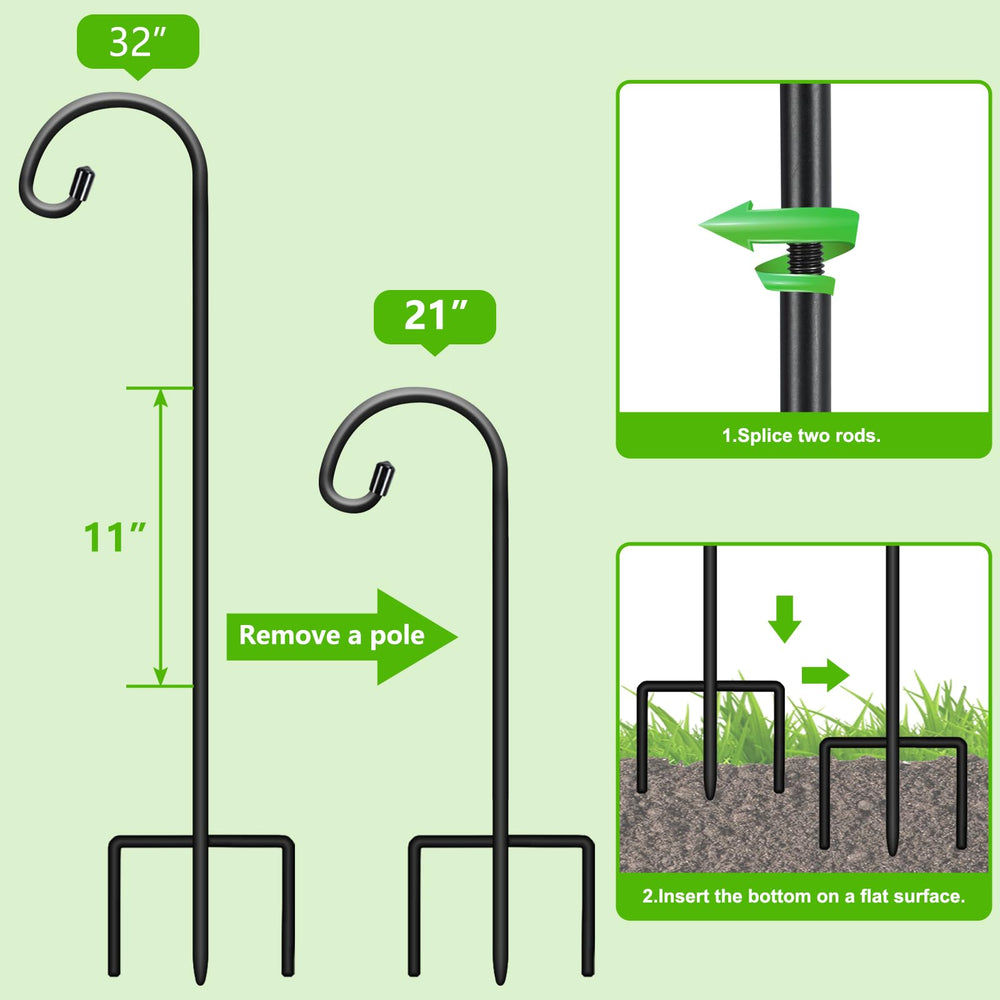 FEED GARDEN holding a hanging plant to add greenery and vertical interest