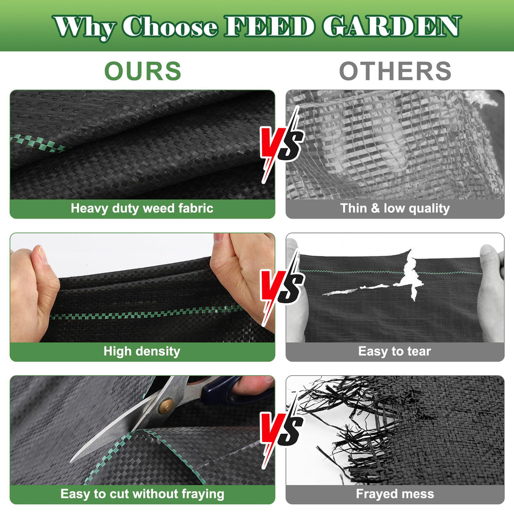 FEED GARDEN laid in a vegetable bed reducing weeds while letting water reach roots