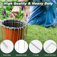 FEED GARDEN sharp tip detail for easier soil and sod penetration
