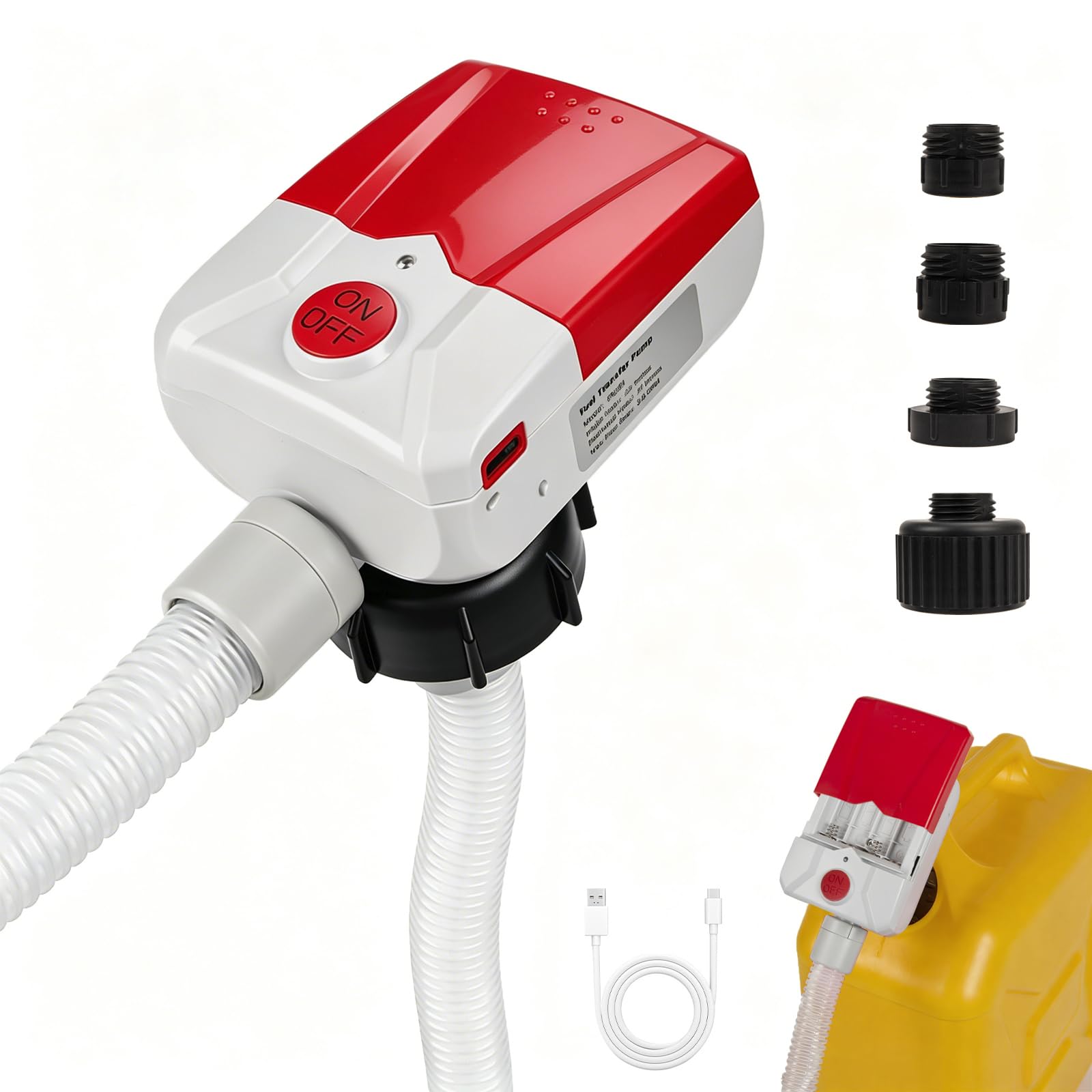 FEEDRON front view of pump showing compact design and portability benefit