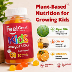 Feel Great Vitamin Company open bottle with gummies visible and ready-to-use for daily routine