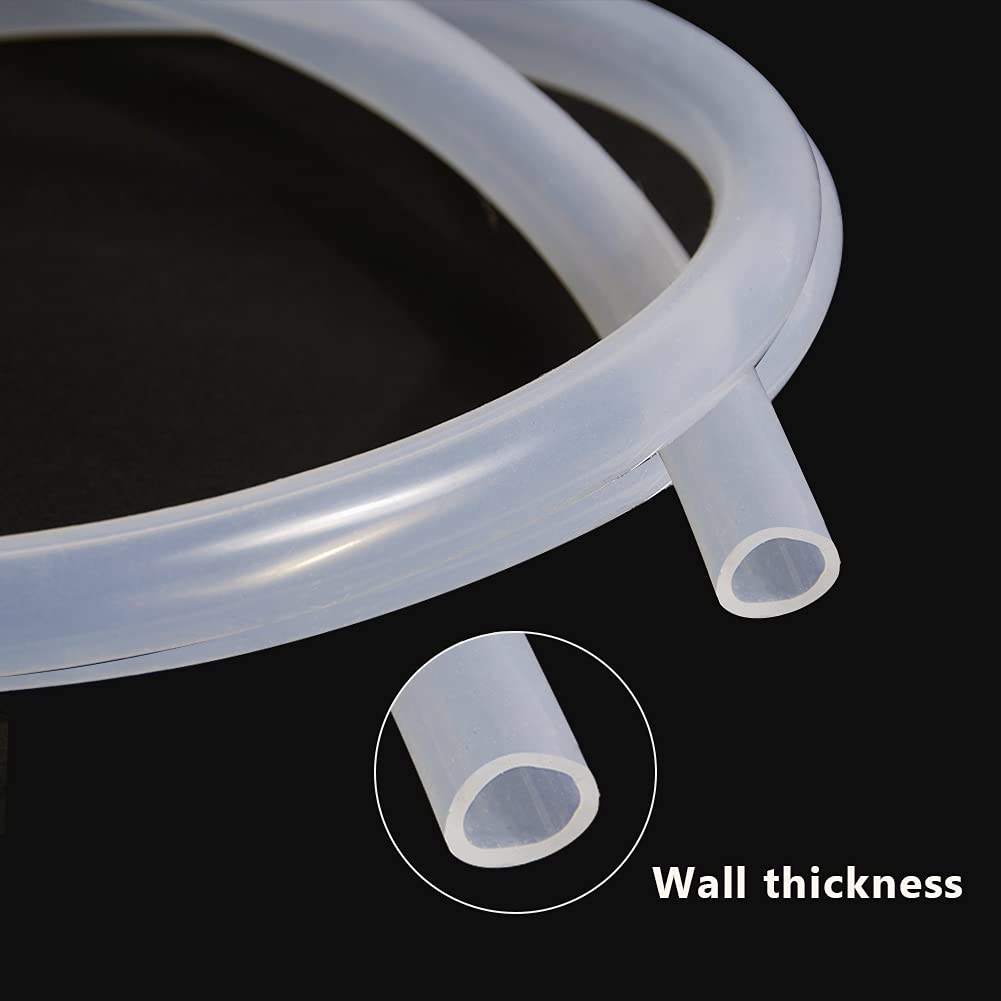 Feelers tubing used in home brewing setup showing clean beverage transfer benefit