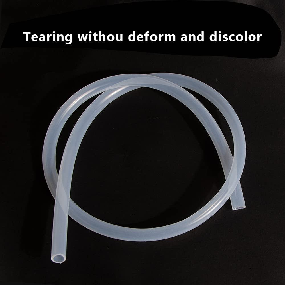 Feelers tubing used in a homebrew siphon showing flow visibility and convenience