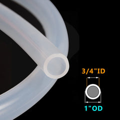 Feelers tubing closeup wall thickness showing smooth interior for consistent flow