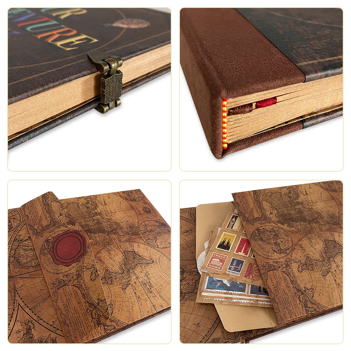 FEIYU BUY journal beside a backpack showing portable travel-friendly size