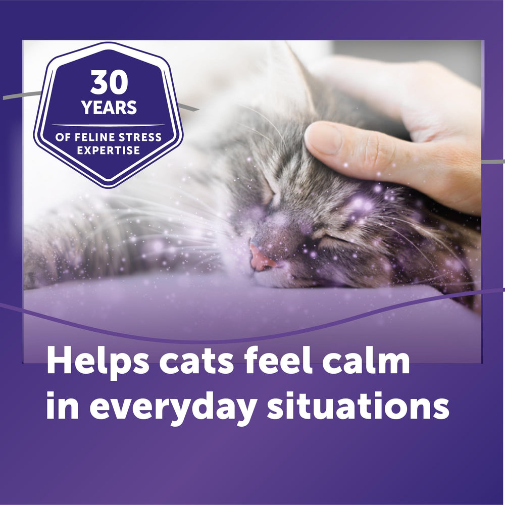 FELIWAY Optimum diffuser plugged in demonstrating simple setup and continuous support