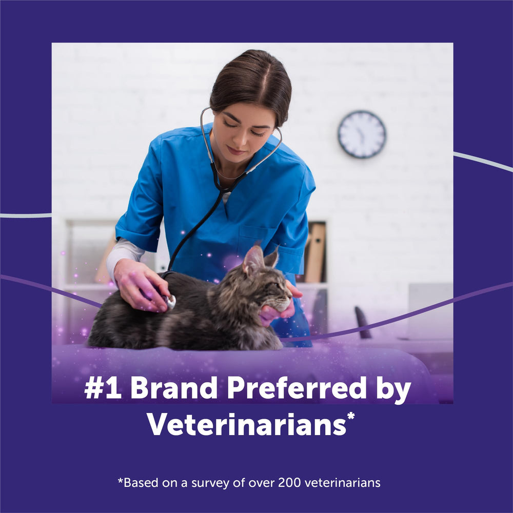 FELIWAY Optimum displayed with a relaxed cat model showing visible calming benefit