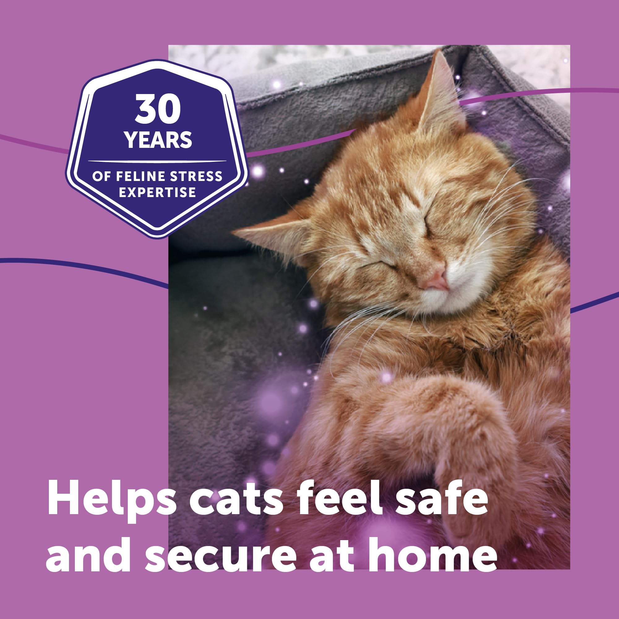 FELIWAY refill bottle close up highlighting instructions and quality