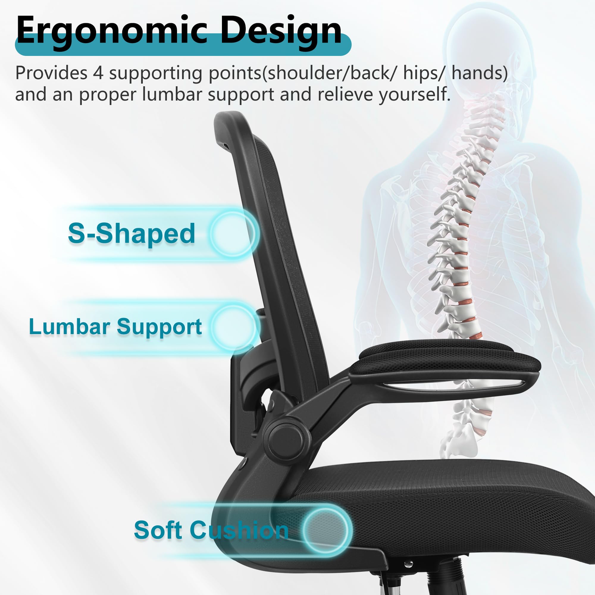 FelixKing assembled chair staged in a modern home office for lifestyle appeal