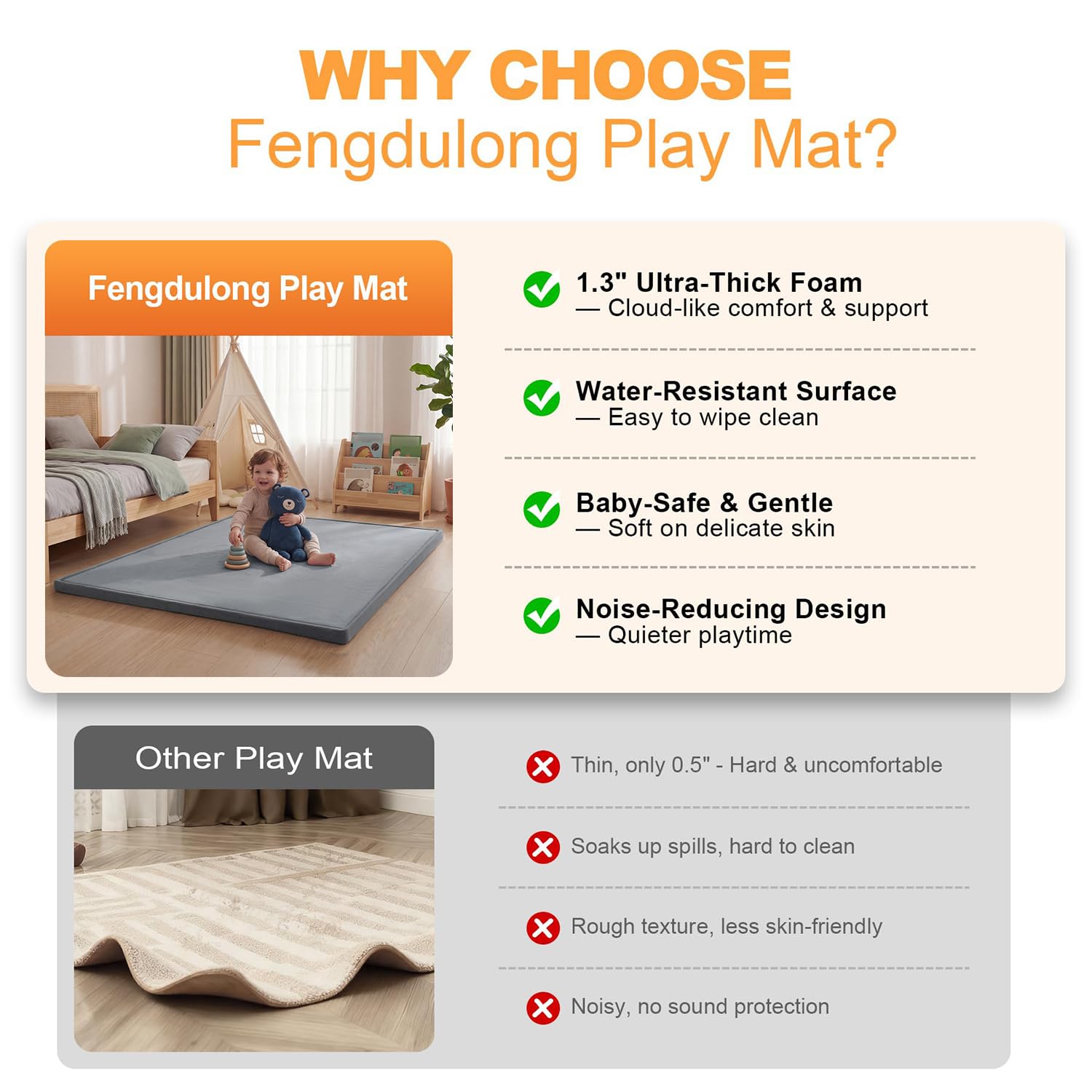 Fengdulong non-slip base detail improving floor traction and safety