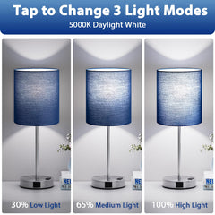 Fenmzee navy fabric shade texture close-up reducing glare benefit