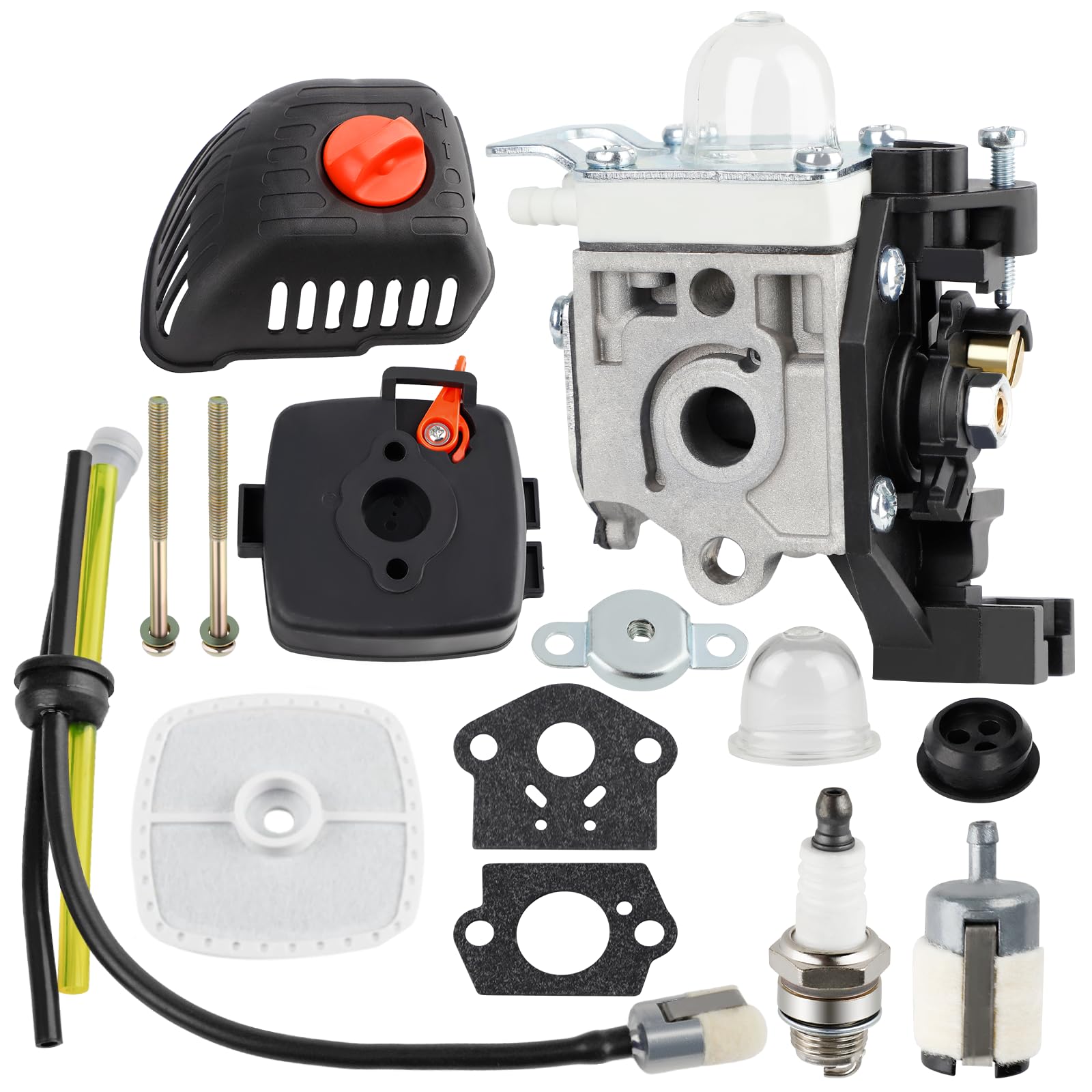 Ferilter carburetor front view showing precise fit for Echo SRM-225, improves starting