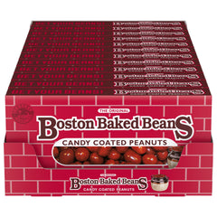 Ferrara Boston Baked Beans theater box front showcasing classic packaging and easy grab-and-go benefit