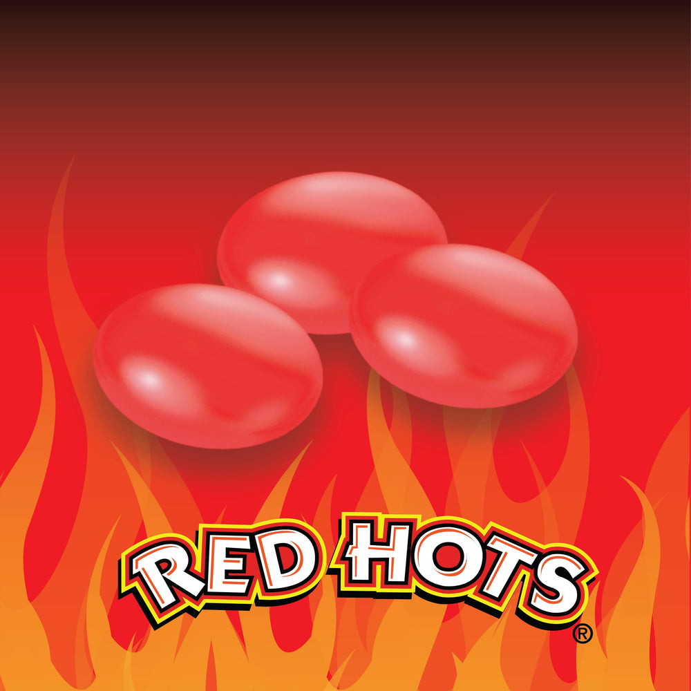 Ferrara Red Hots in a decorative bowl showing festive party-ready presentation