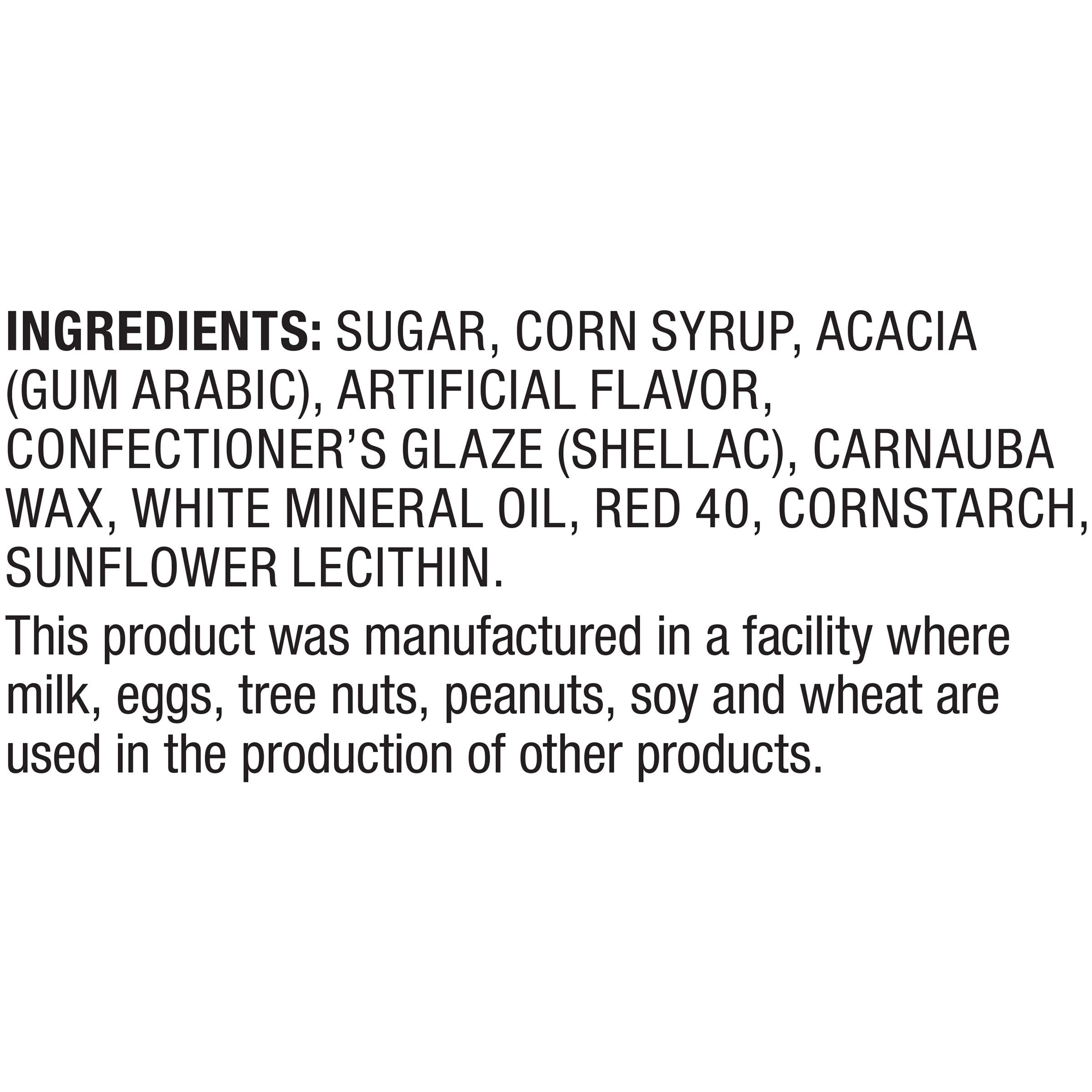 Ferrara Red Hots close-up of candy surface highlighting crunchy texture and flavor
