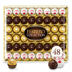 Ferrero Rocher front packaging showing elegant gift box and brand recognition