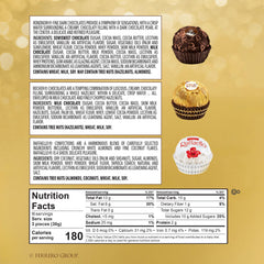 Ferrero Rocher opened box displaying assorted confections for easy gifting