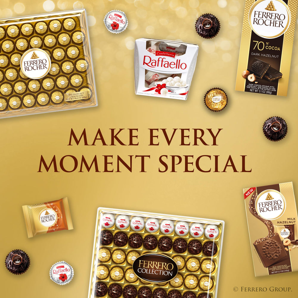 Ferrero Rocher on serving platter ready for entertaining with elegant presentation
