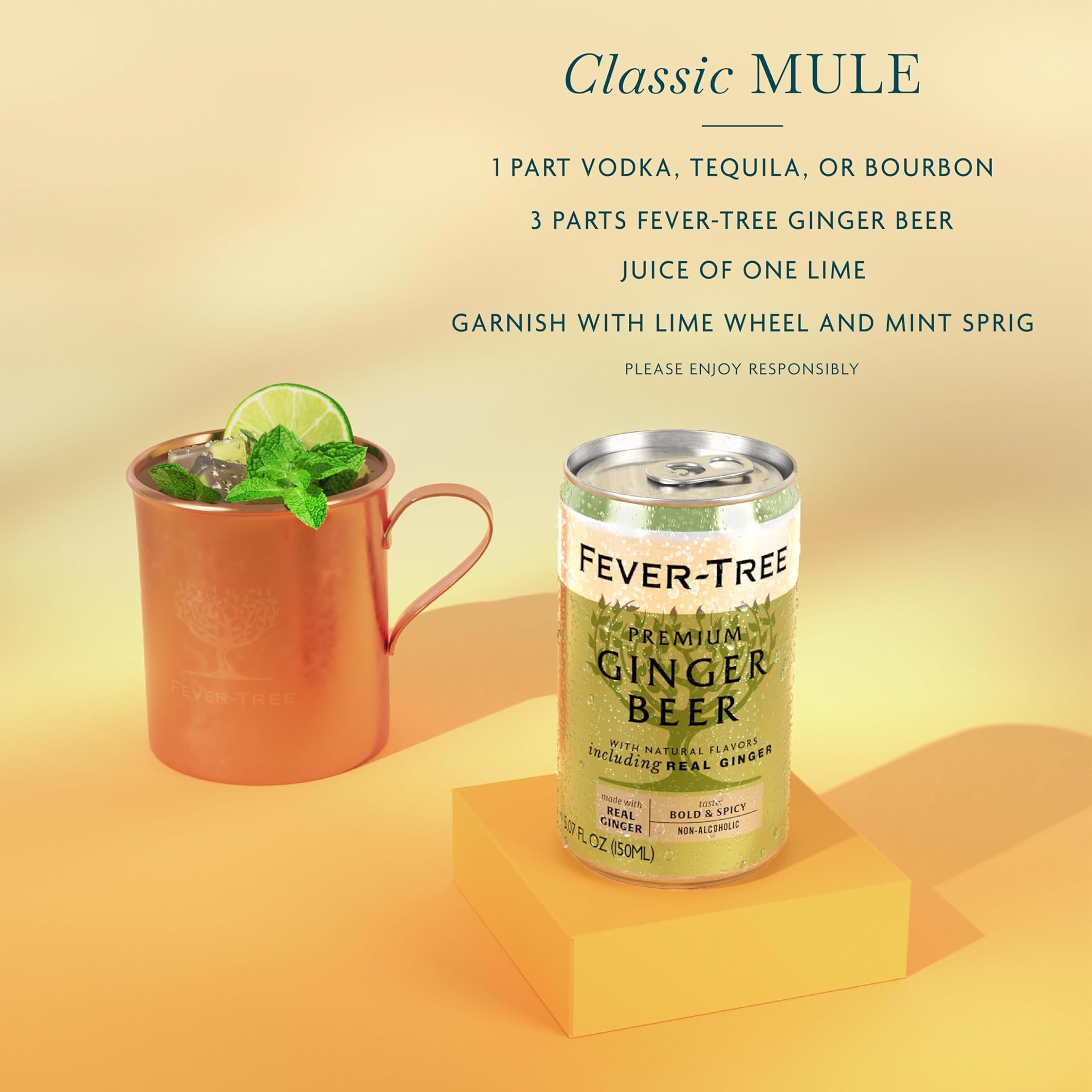 Fever-Tree label ingredients detail emphasizing natural, non-GMO sourcing