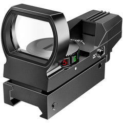 Feyachi reflex sight front view showing compact housing and lens for fast aiming