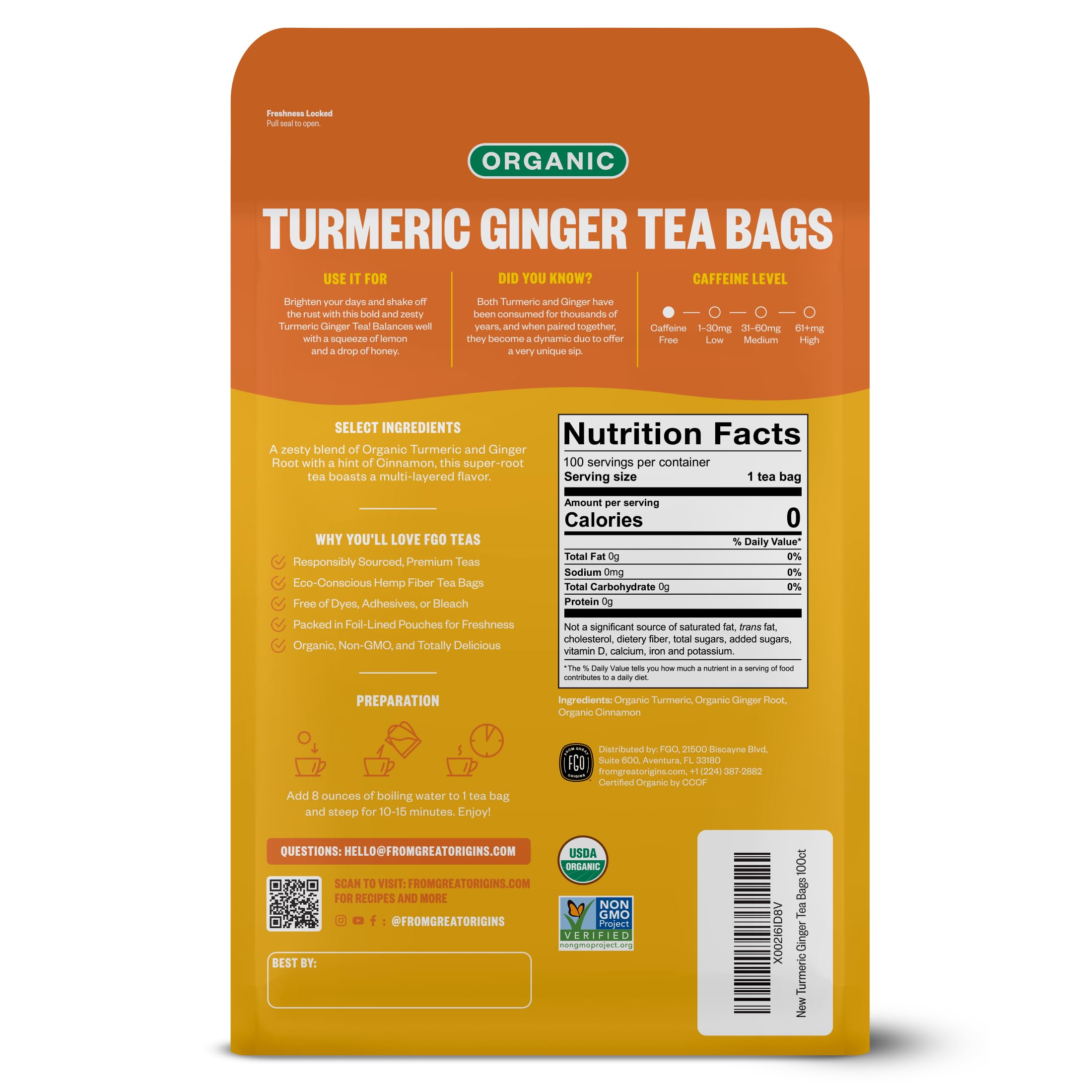 FGO close-up of Abacá hemp tea bag texture, eco-friendly brewing benefit