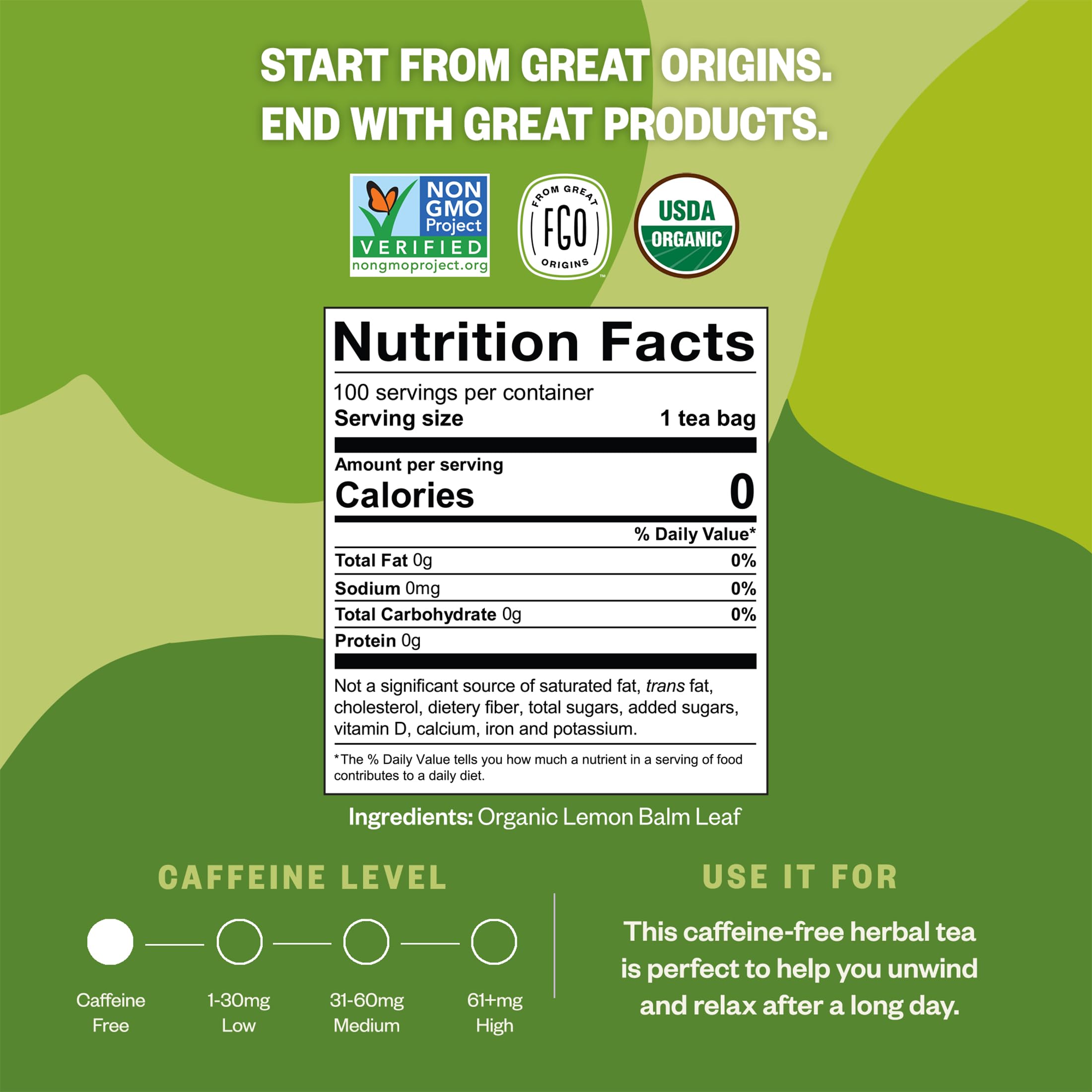 FGO close-up Abacá hemp fiber tea bag highlighting compost-friendly material