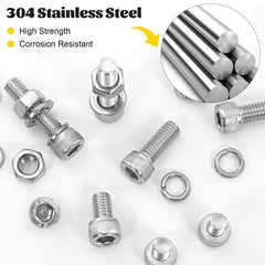 Fgruh bolts paired with nuts and washers to simplify complete fastening tasks