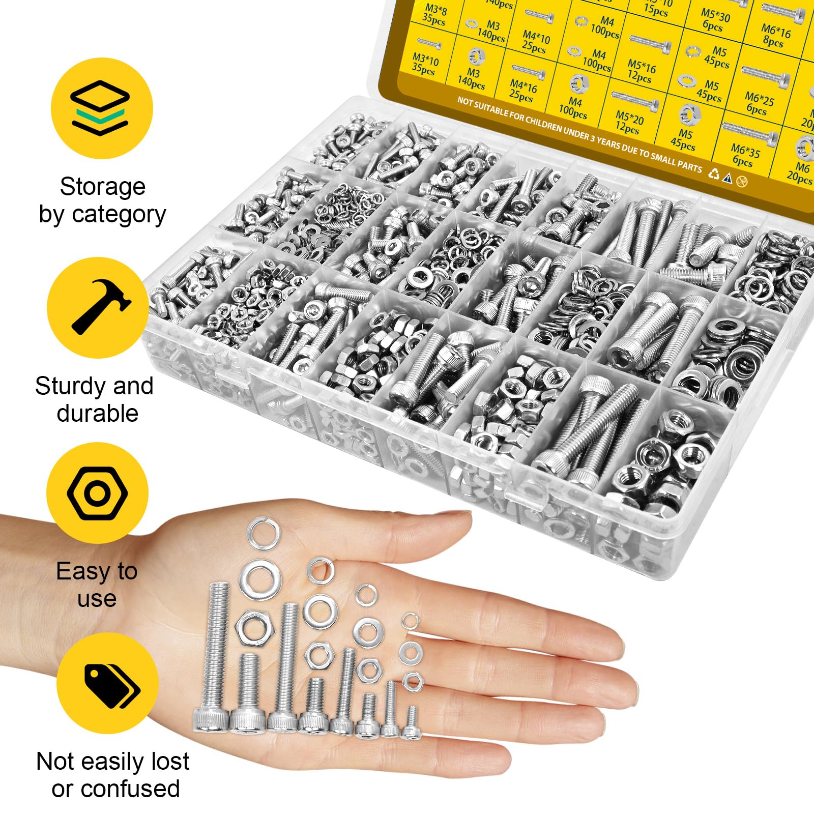 Fgruh fasteners in use on a 3D printer frame improving assembly precision
