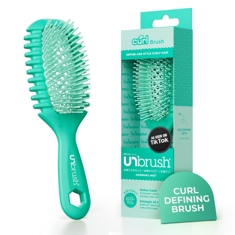 FHI Heat UNbrush Curl front view showing brush shape and ease of use