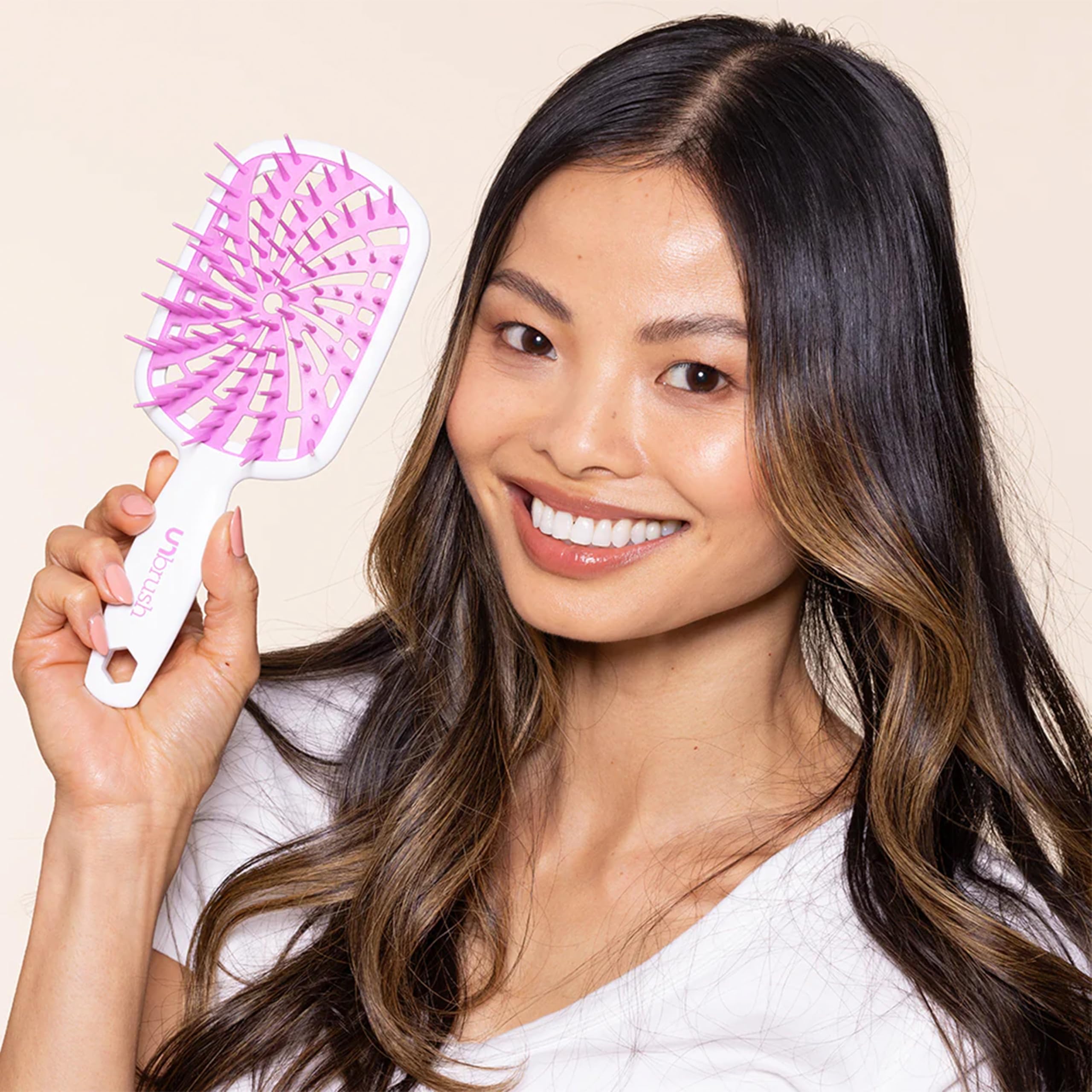 FHI Heat brush styled on bathroom counter showing daily routine readiness benefit