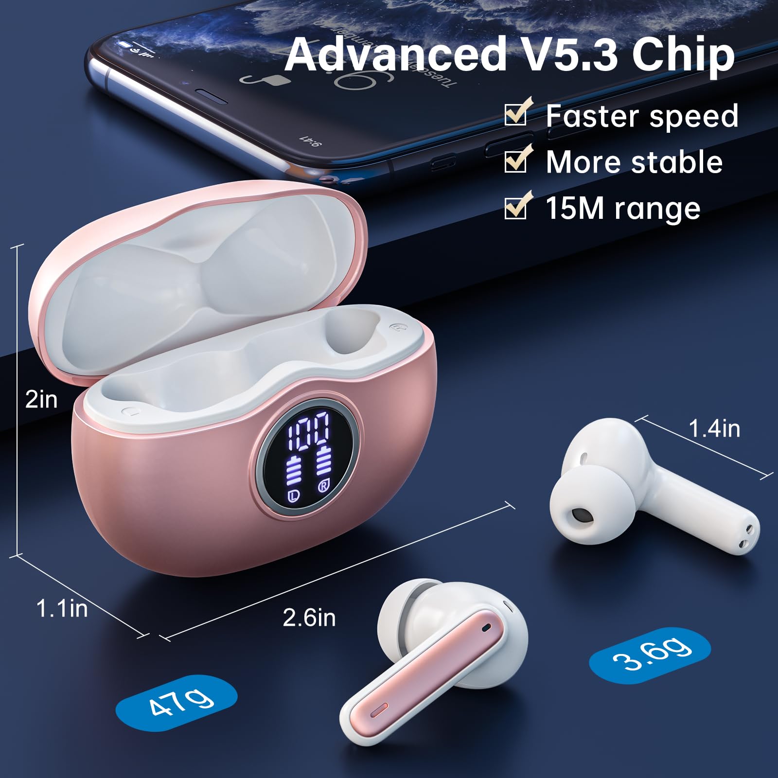 Fhumsh A10 in-ear fit during gym workout showing secure hooks and comfort, stable exercise use