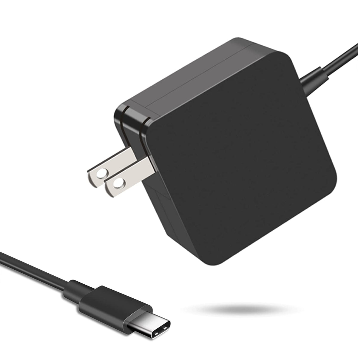 Fiattigear front view showing compact charger and USB-C port for fast charging