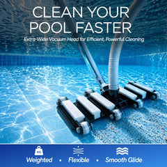 FibroPool close-up of thermoplastic flexible body conforming to pool curve