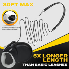Fida close-up of nylon cord highlighting tangle-resistant strength for large dogs