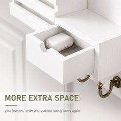 FifthQuarter open drawer revealing storage for rings, coins and small daily essentials