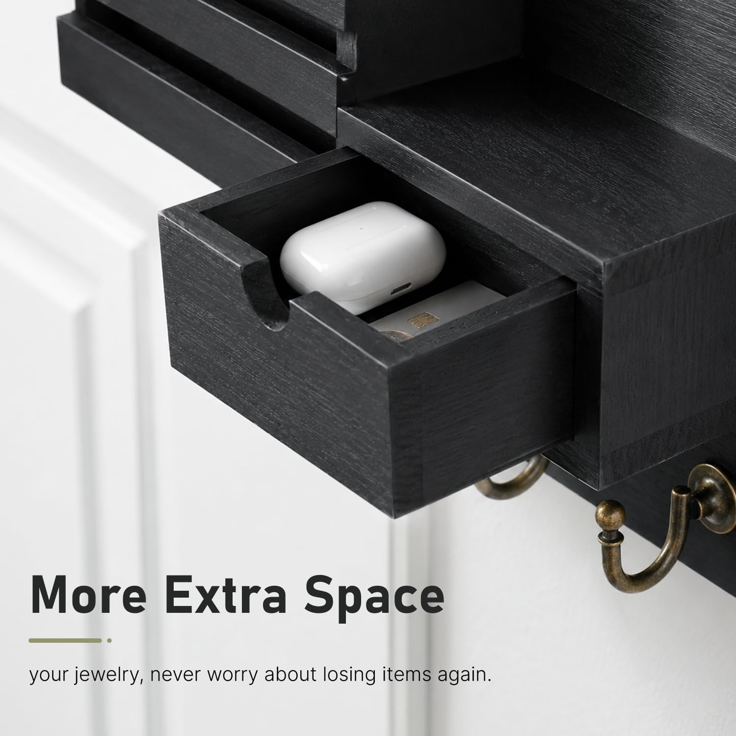 FifthQuarter mail slot holding envelopes showing organized mail placement