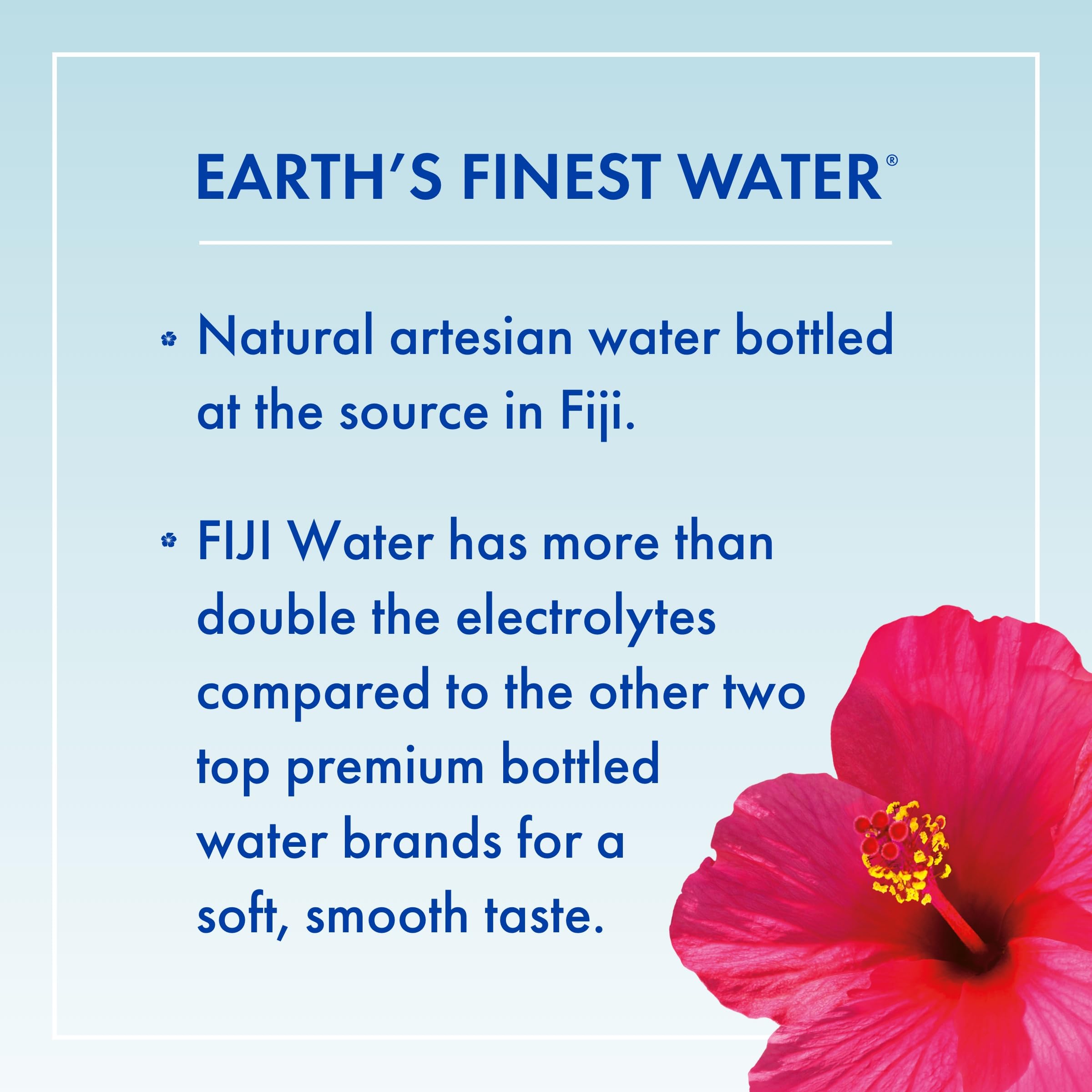 FIJI bottle near island spring illustration connecting brand to natural source